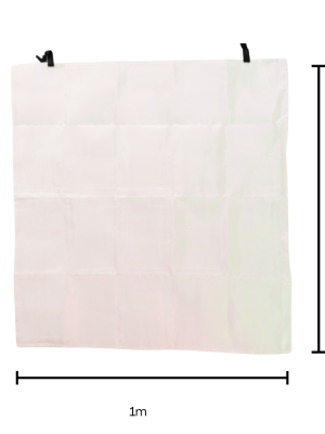 Manta Ignífuga 1x1m con Funda Roja | Seguridad Contra Incendios