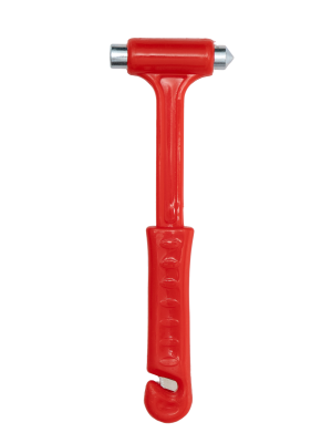 Martillo de Emergencia para Coche con Cortador de Cinturón y Rompe Cristales